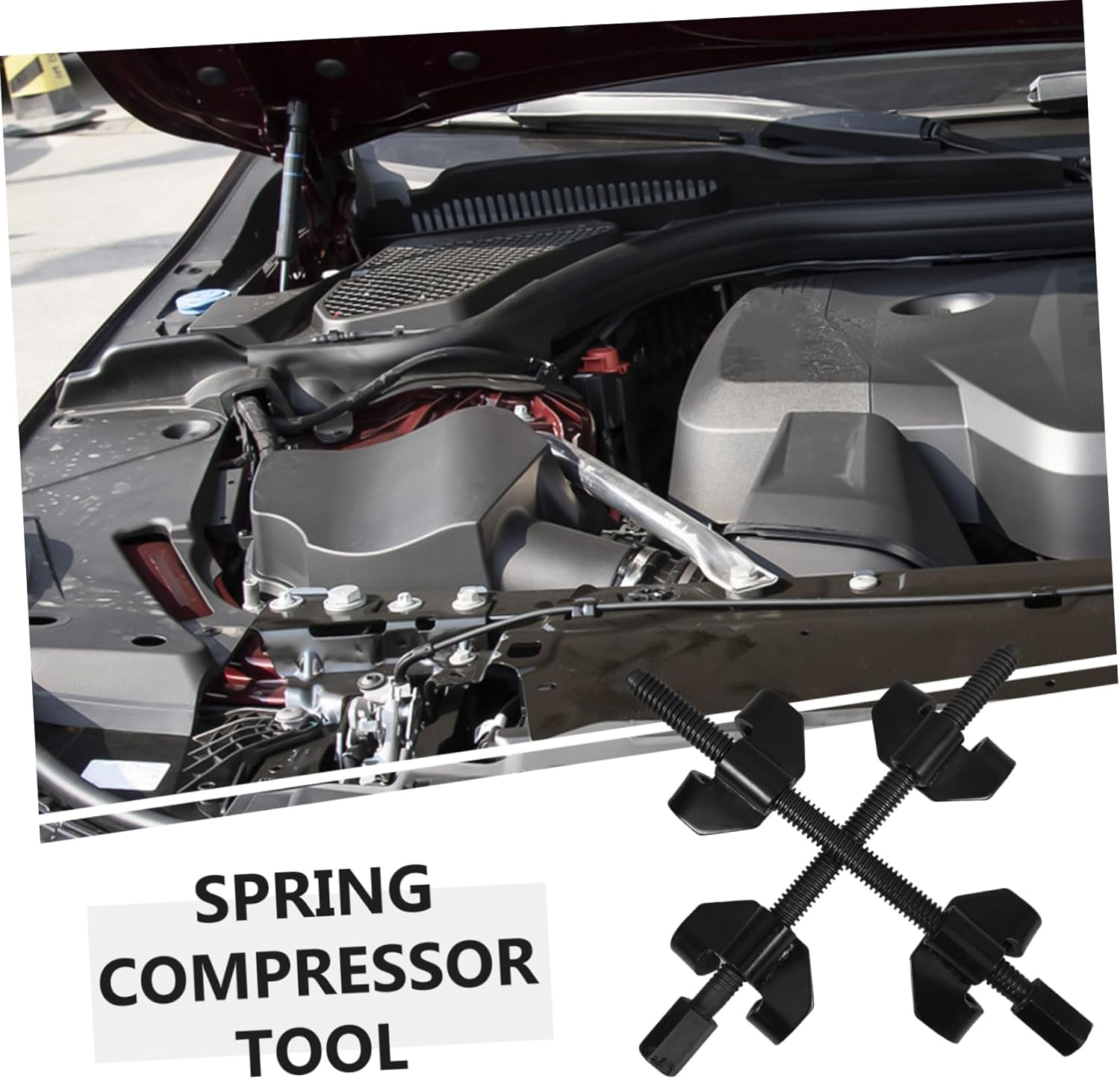 GARVALON Heavy Duty Strut Spring Compressor Tool Kit for Automotive Coil Spring Removal and Installation Compatible Suvs and Trucks image number 3