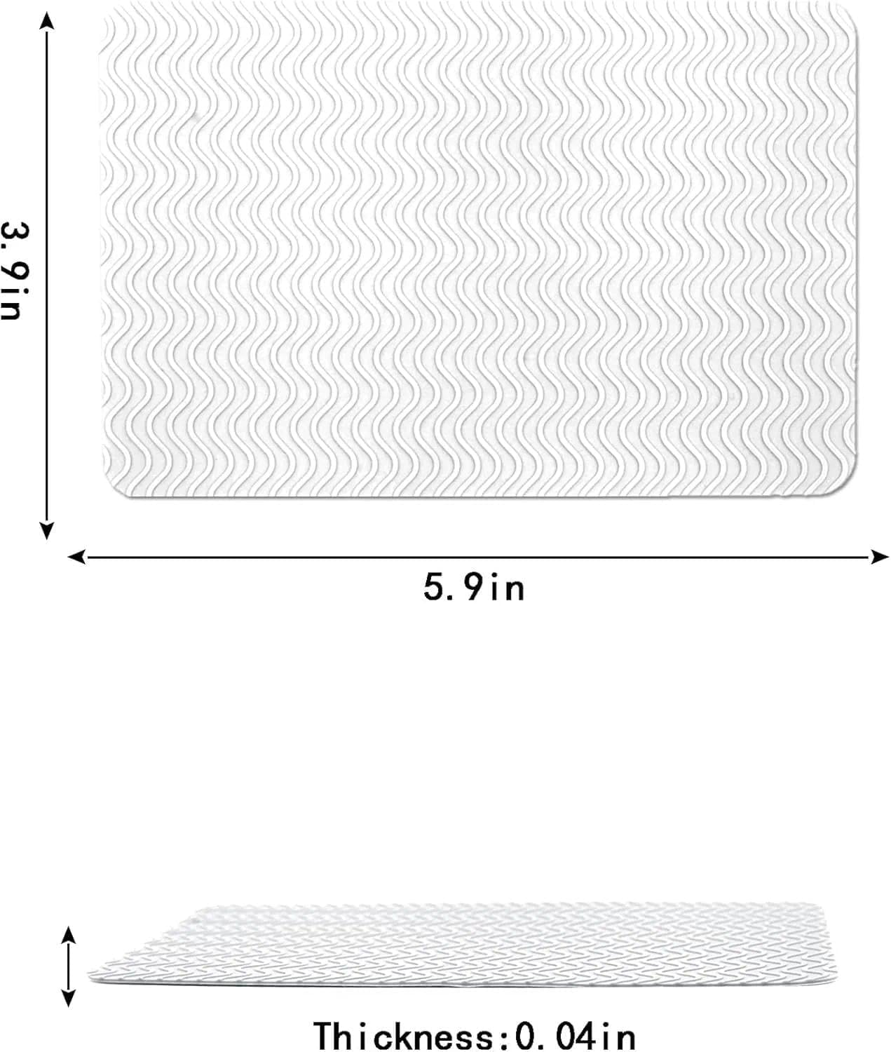 Shoe Sole Protector, Non-Slip Shoe Pads, Red Bottom Protectors for High Heels, Non-Slip Shoe Pads, Compatible with Stilettos, Sandals, 2 Pairs, 15.24 Cm X 10.16 Cm, Clear - Leralsta image number 1