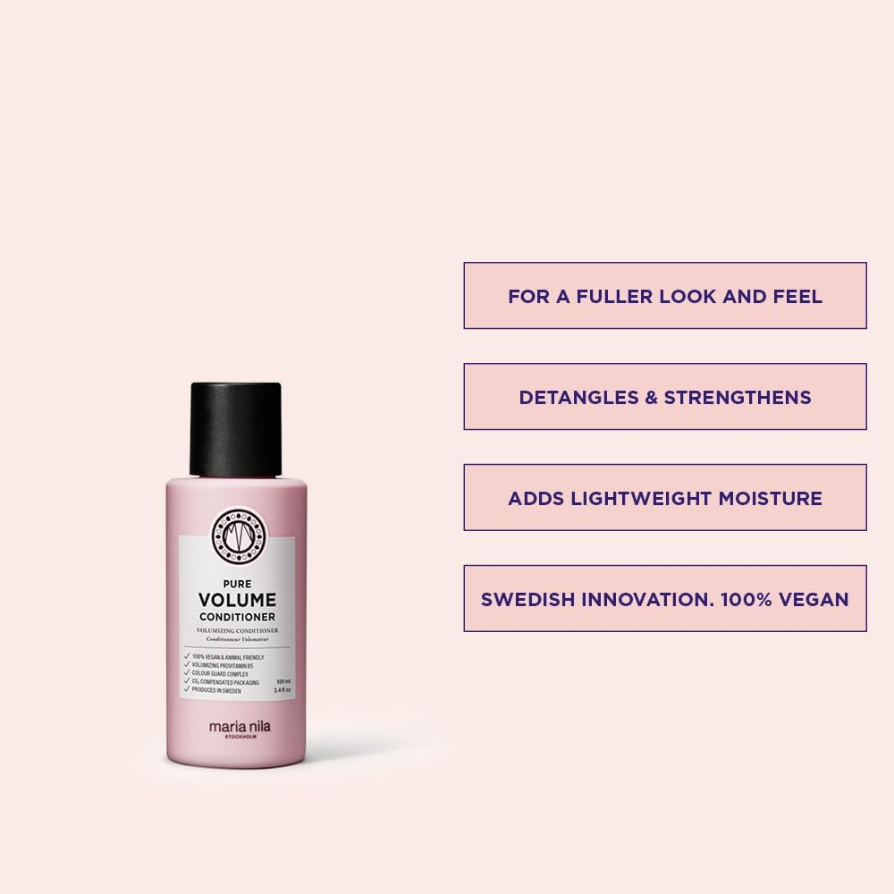 Maria Nila - Pure Volume Conditioner 100 Ml | Moisturising Conditioner for More Volume image number 1