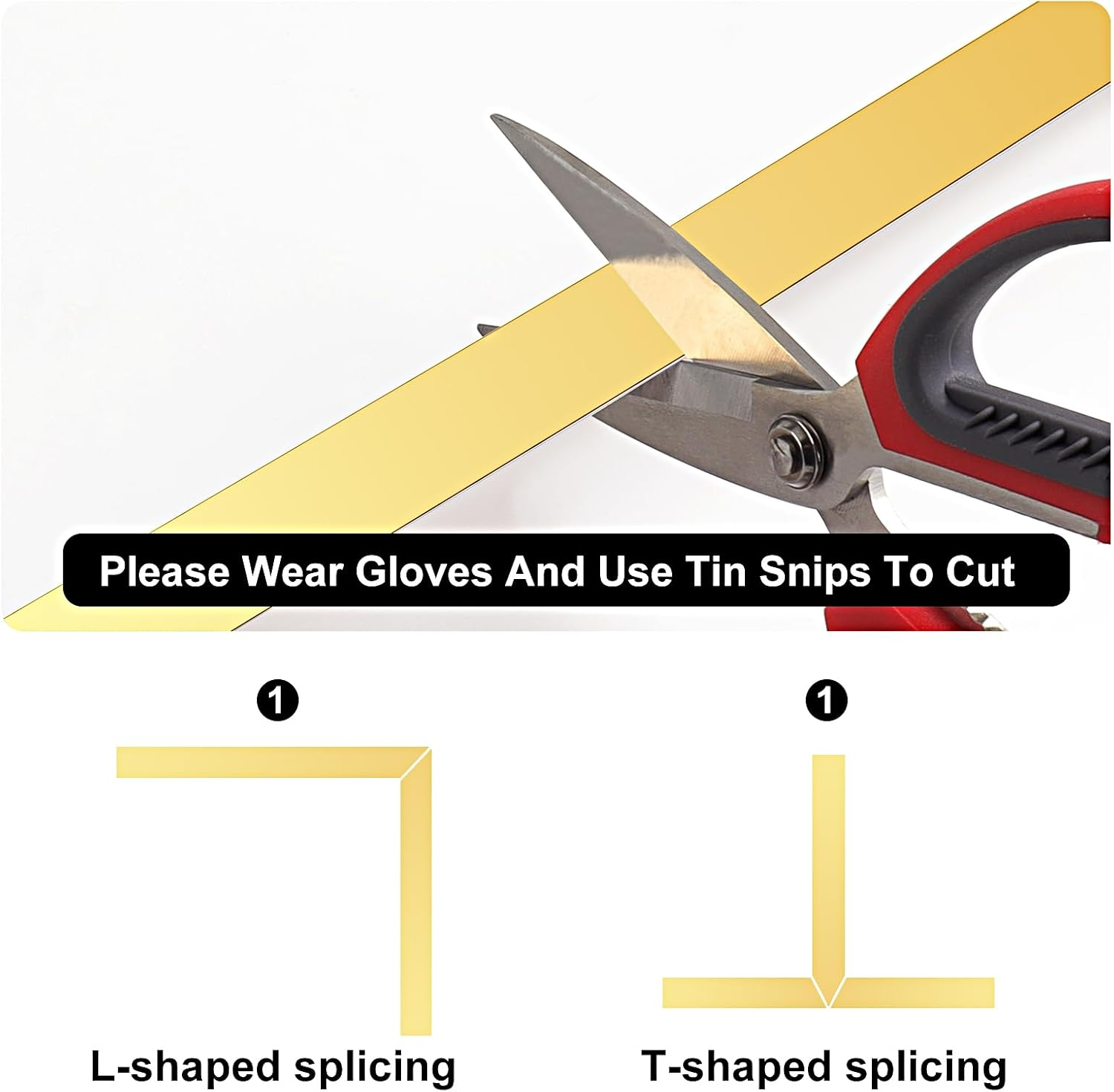 300Cm-2Cm Stainless Steel Mirror Trim, Tile Edging Trim, Edging Strip for Fireplace, Mirror Frame, Wall, Car and Furniture(Gold) image number 4