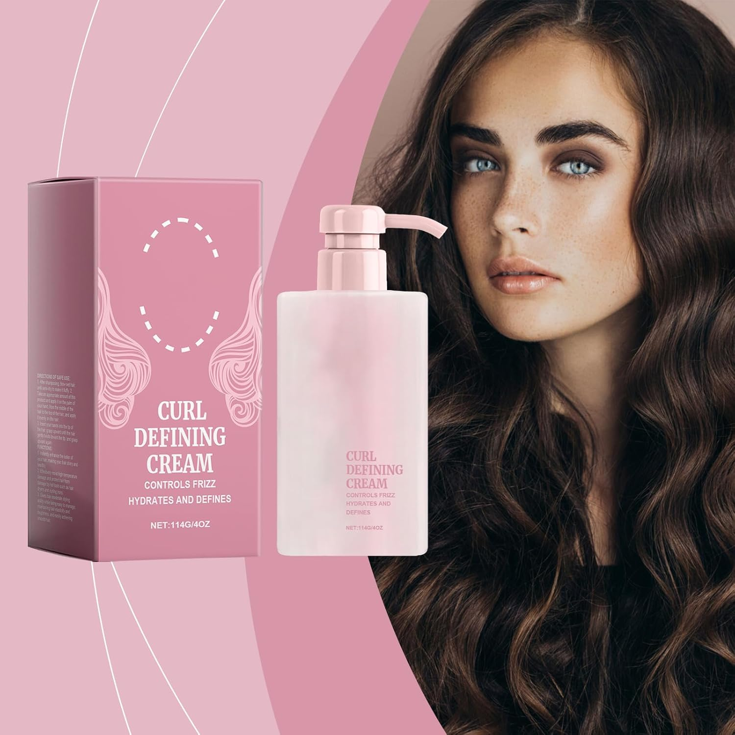 Hair Styling Mousse, Foam Mousse, anti Frizz Hair Product, for Curls and Waves, for Natural Curls and Permed Hair, for More Volume and Defined, Curly Hair image number 6