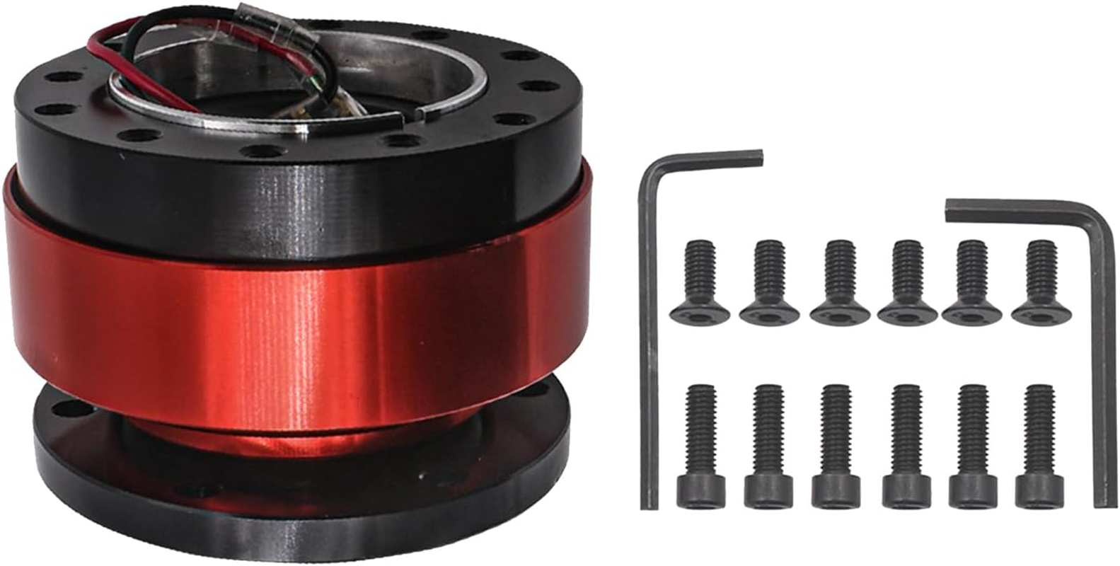 Quick Release Steering Wheel Hub, Steering Wheel Quick Release Hub Adapter, Compact Removable Small Replacement Adapter for Car Truck Boat Automotive Drift Adventure