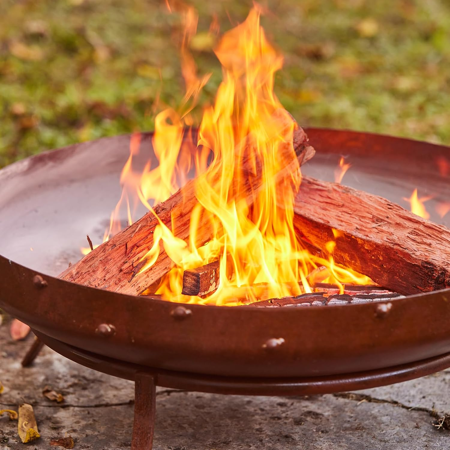 Glow Mini Kali Steel Fire Pit, Rust image number 4