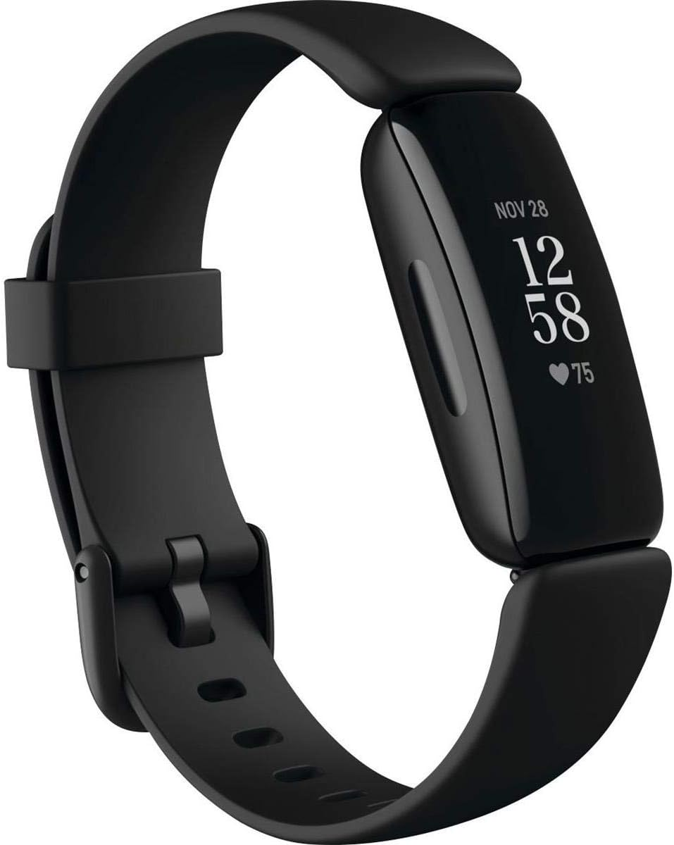 Fitbit [International Version] Inspire 2 Fitness Tracker - Black - Lunar White image number 6