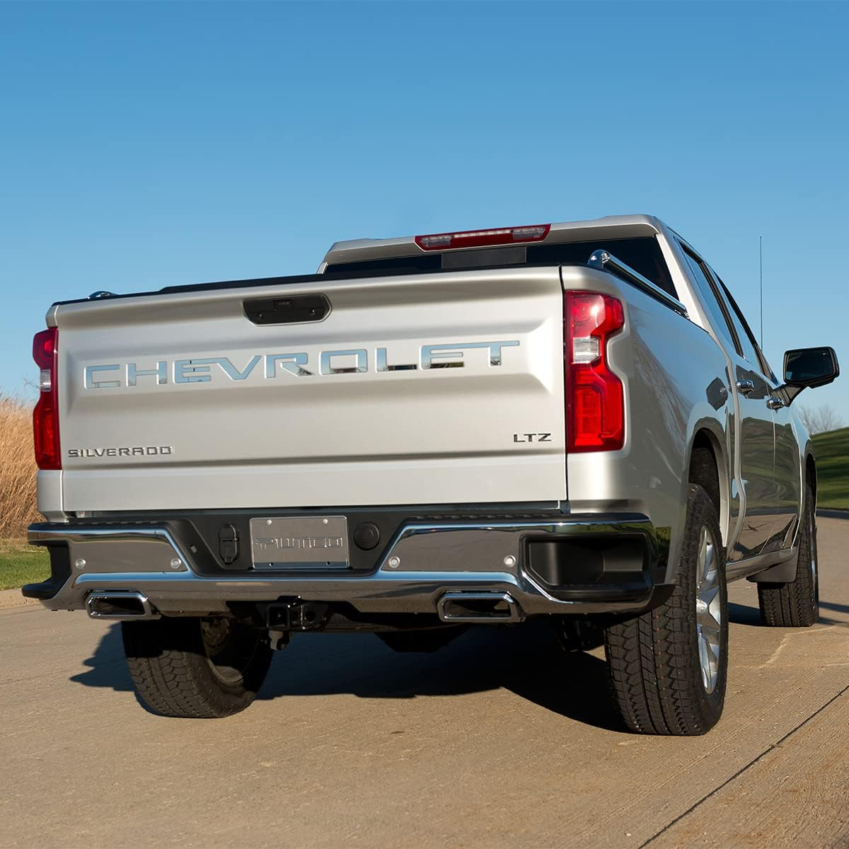 Putco Chevrolet Tailgate Letters Kit - Stainless Steel - Cut Lettering - Fits Chevy Silverado 2019-2024, 55550GM image number 2