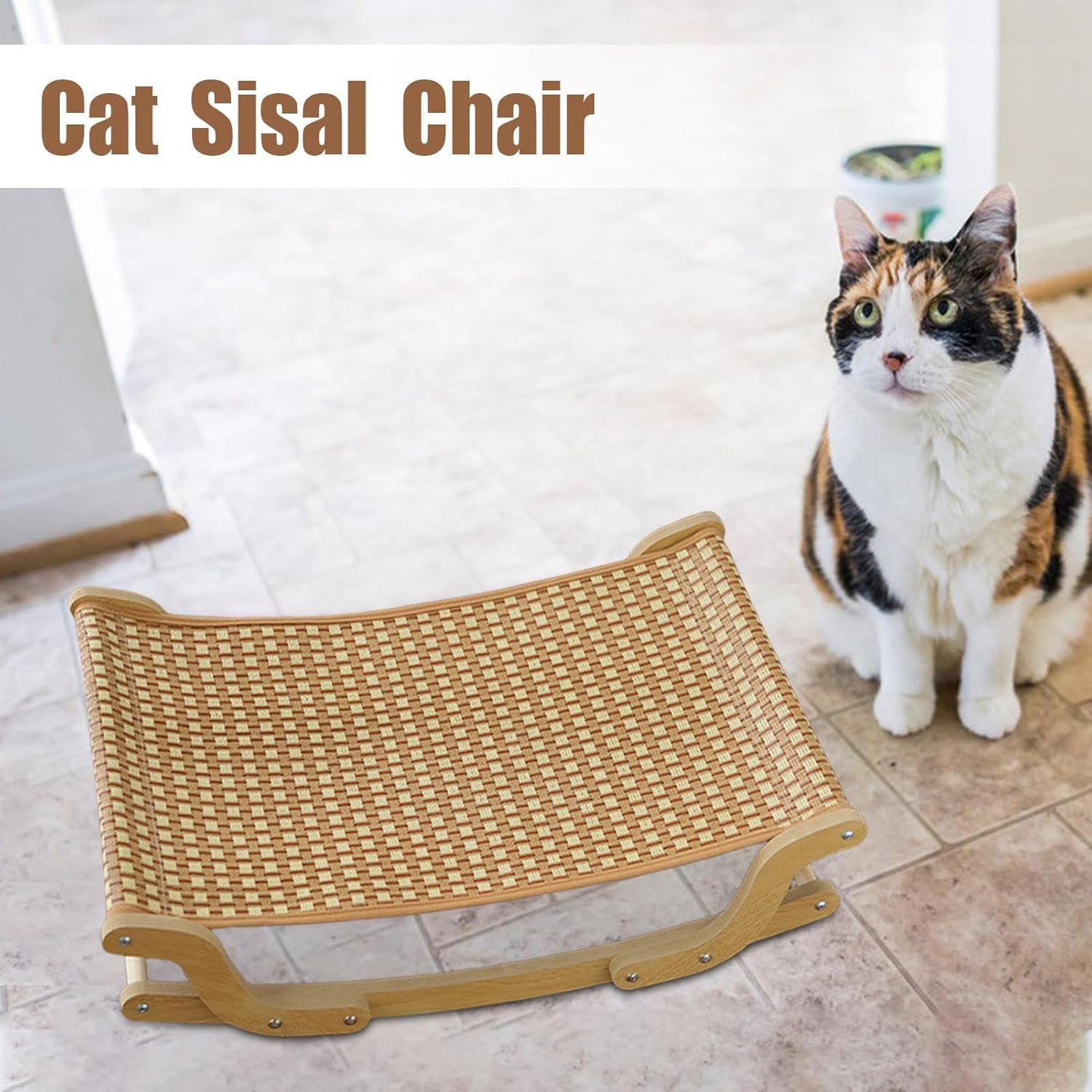 Cats Lounge Chair,Cats Sleep Nest - Kittens Rocking Bench Playbench Living Room Indoor Balcony Apartment Garden Travel Warm Days Lounge Window Home image number 5