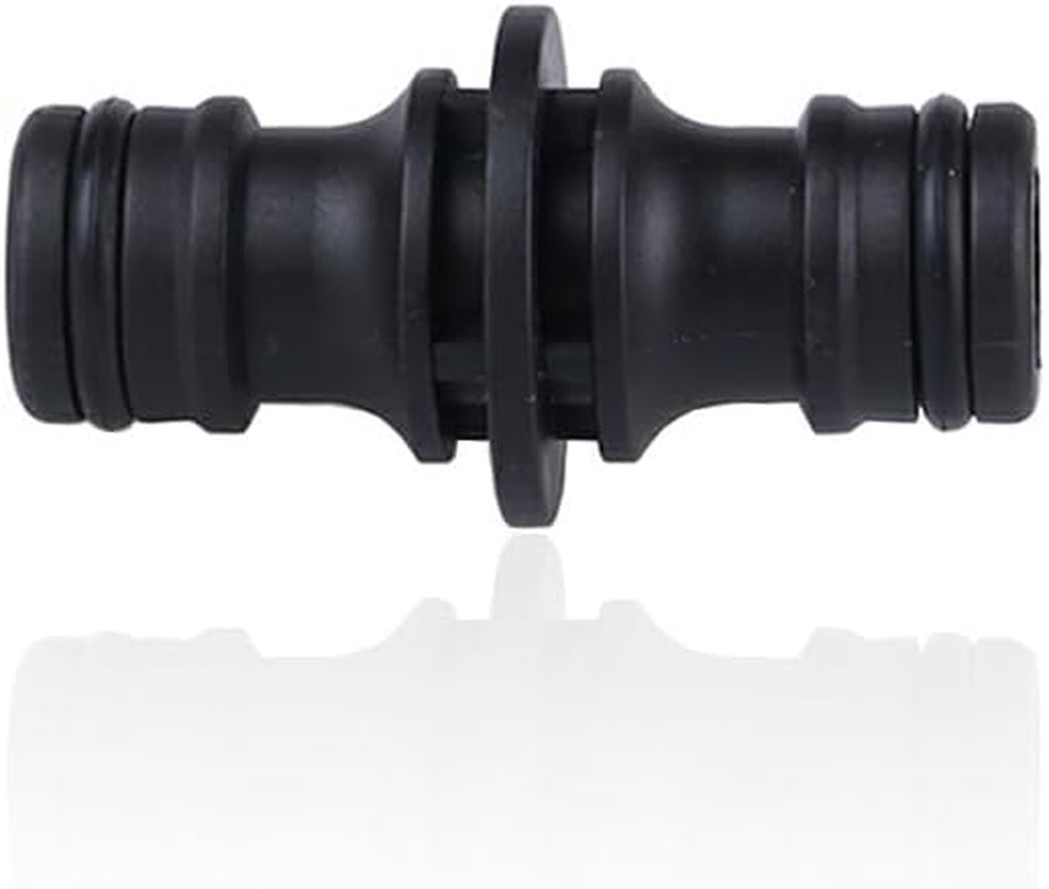 10 Pcs Double Male Connectors, Plastic Hose Connector 1/2 Inch Quick Connector Snap Fit Extender for Xtension for Garden Hoses Join Hose Pipe Tube Hose Coupling, Two Ways for Garden and Home Tap