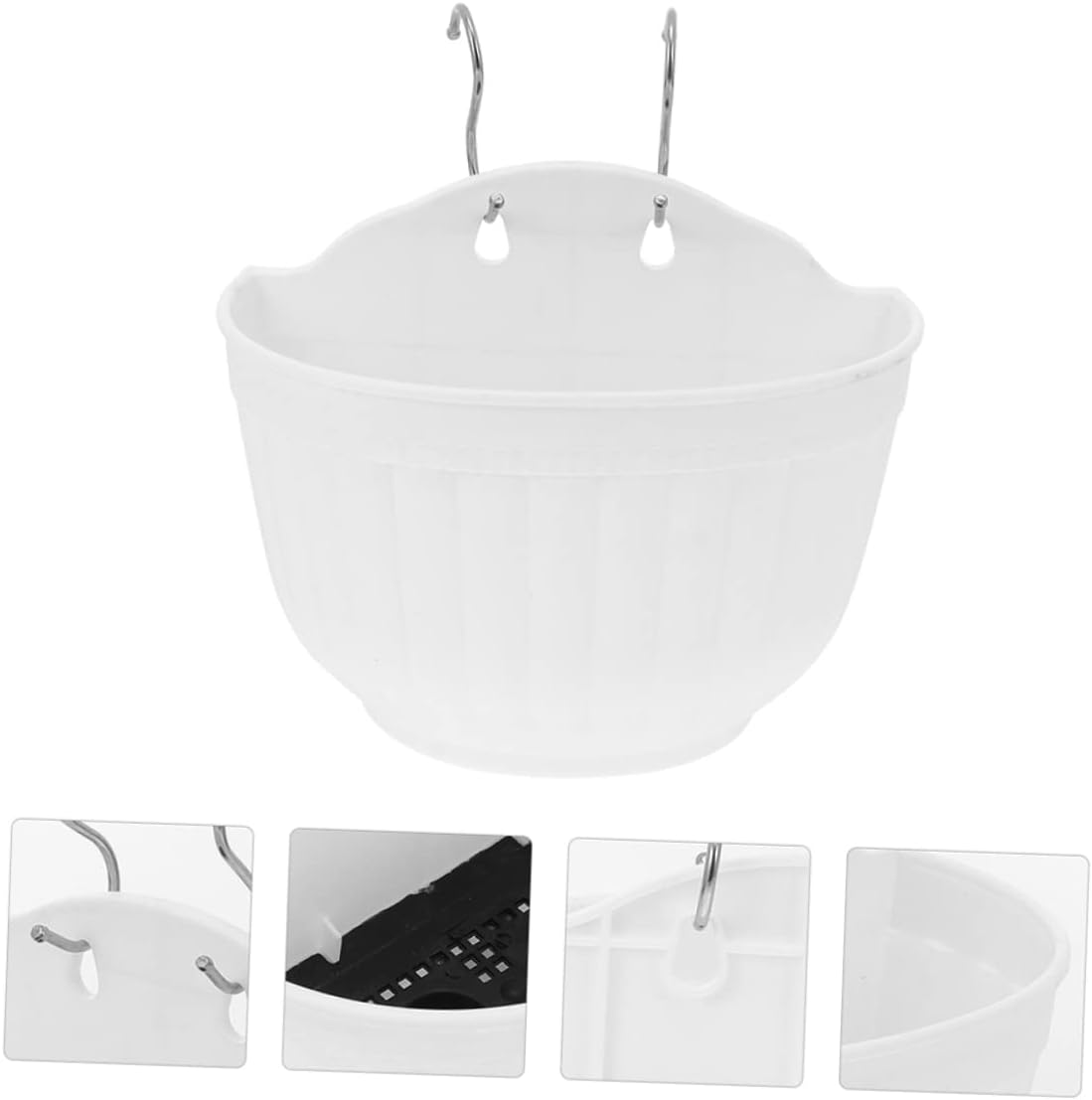 3Sets Outdoor Hanging Plant Pots Artificial Plants Home Decorations Creative Flower Containers image number 1