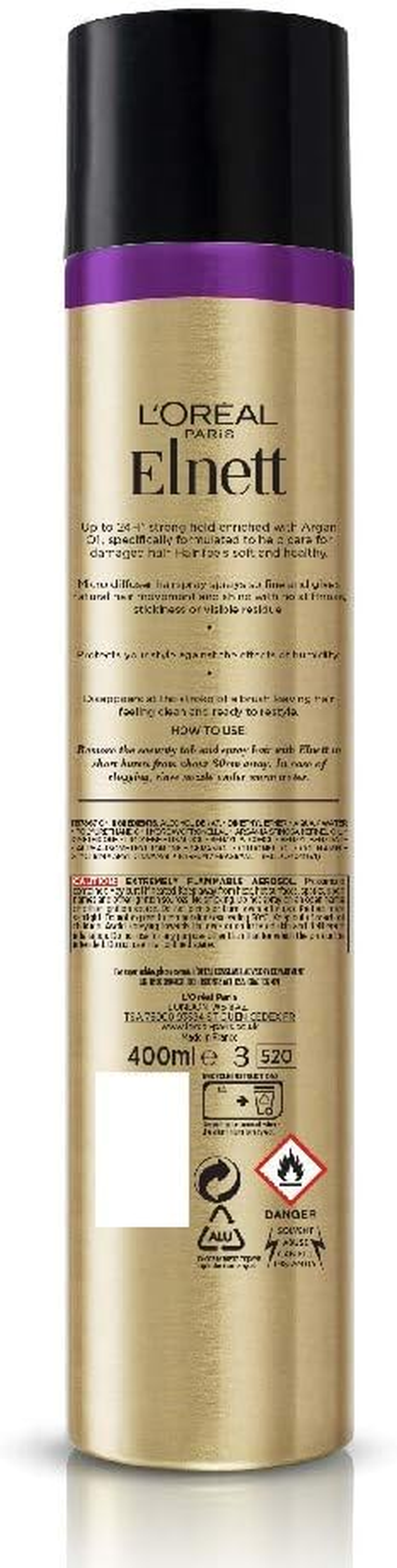 L'Or&eacute;al Paris Elnett Satin Extra-Caring Argan Oil