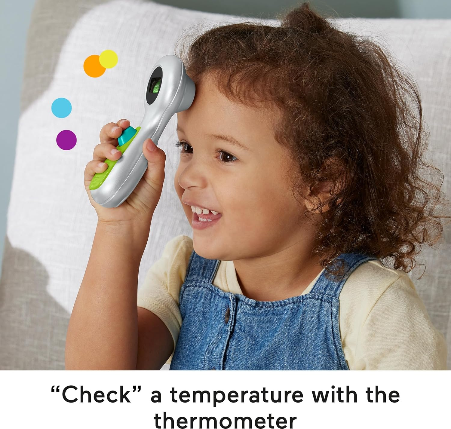 Fisher-Price Preschool Pretend Play Medical Kit 7-Piece Doctor Bag Dress up Toys for Kids Ages 3+ Years image number 5