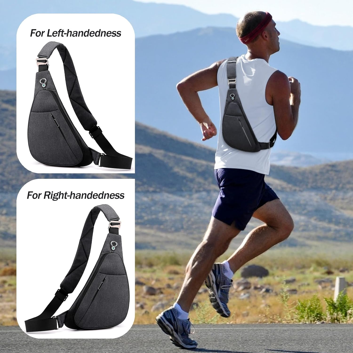 Anti-Theft Waterproof Shoulder Backpack Sling Chest Crossbody Bag