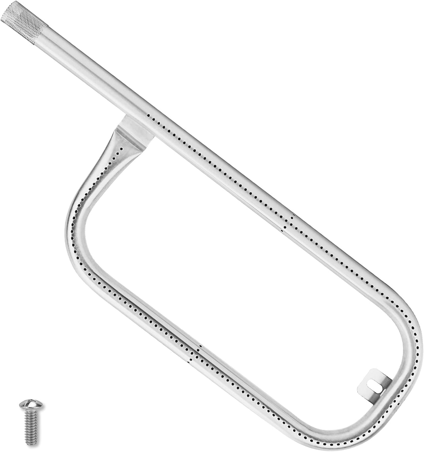 Evervanz 60040 Grill Burner Tube for Weber Q100 Series, Stainless Steel Burner Tube for Q100, Q120, Q1000, Q1200, 386001, 516002 Gas Grills, Replacement for 69957, 41657, for Q1200 image number 1