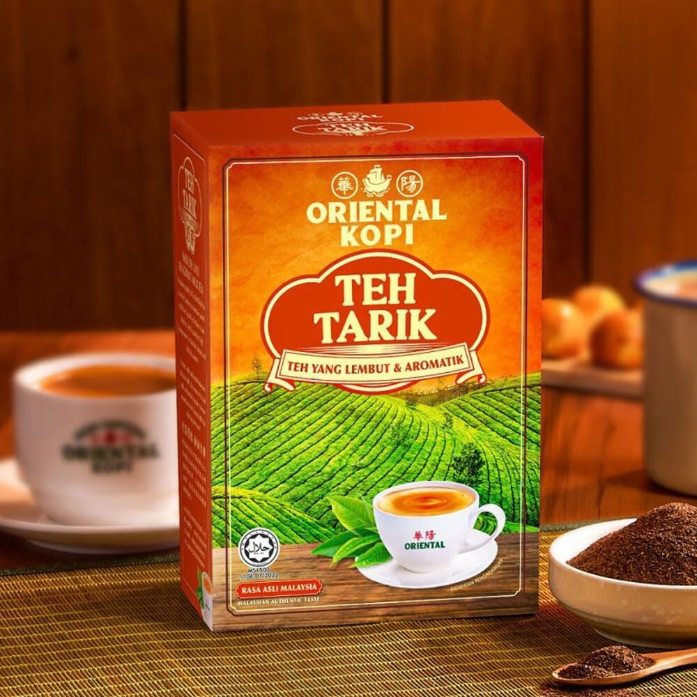 Oriental Kopi Teh Tarik Instant Malaysian Milk Tea Mix Rich Smooth Fragrant Malaysian Authetic Taste 40G X 10 Sachets