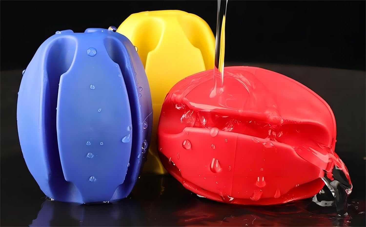 10Pcs Silicone Fishing Rod Holder Straps, 5 Hole Portable Fishing Rod Fixed Ball, Rubber Fishing Pole Clips Fly Fishing Accessories - Green image number 5