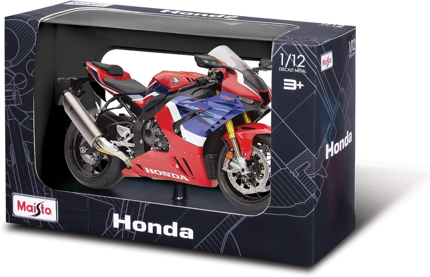 Maisto M32705 1:12 Motorbike-Honda CBR 1000R-R FIREBLADE SP, Assorted Designs and Colours image number 1
