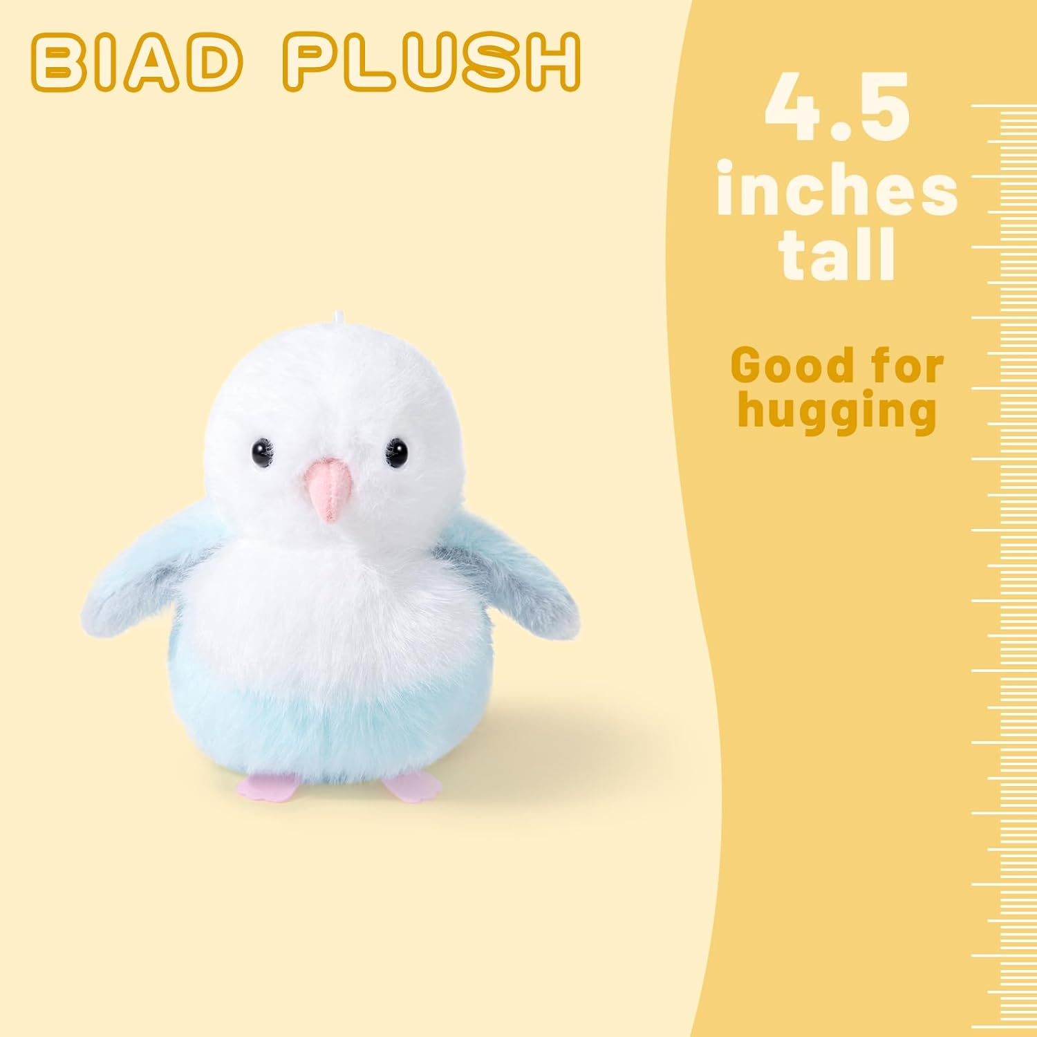 Blue Parrot Stuffed Animal Bird Stuffed Animal Doll Plush Toy Holder Bag Pendant Party Favor Gifts Toys for Kids