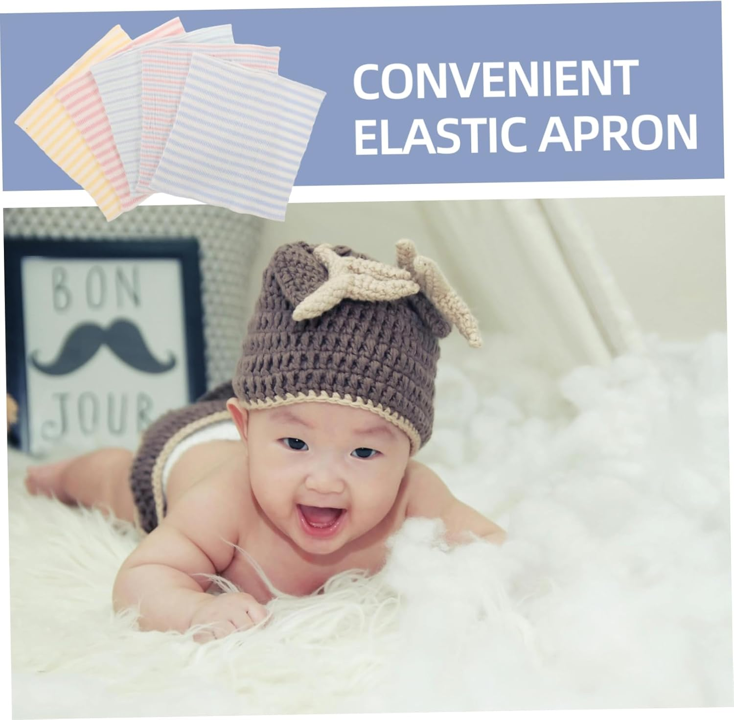 10Pcs Newborn Belly Bands Cotton Abdomen Band for Protective Navel Straps for Boy Girl image number 5