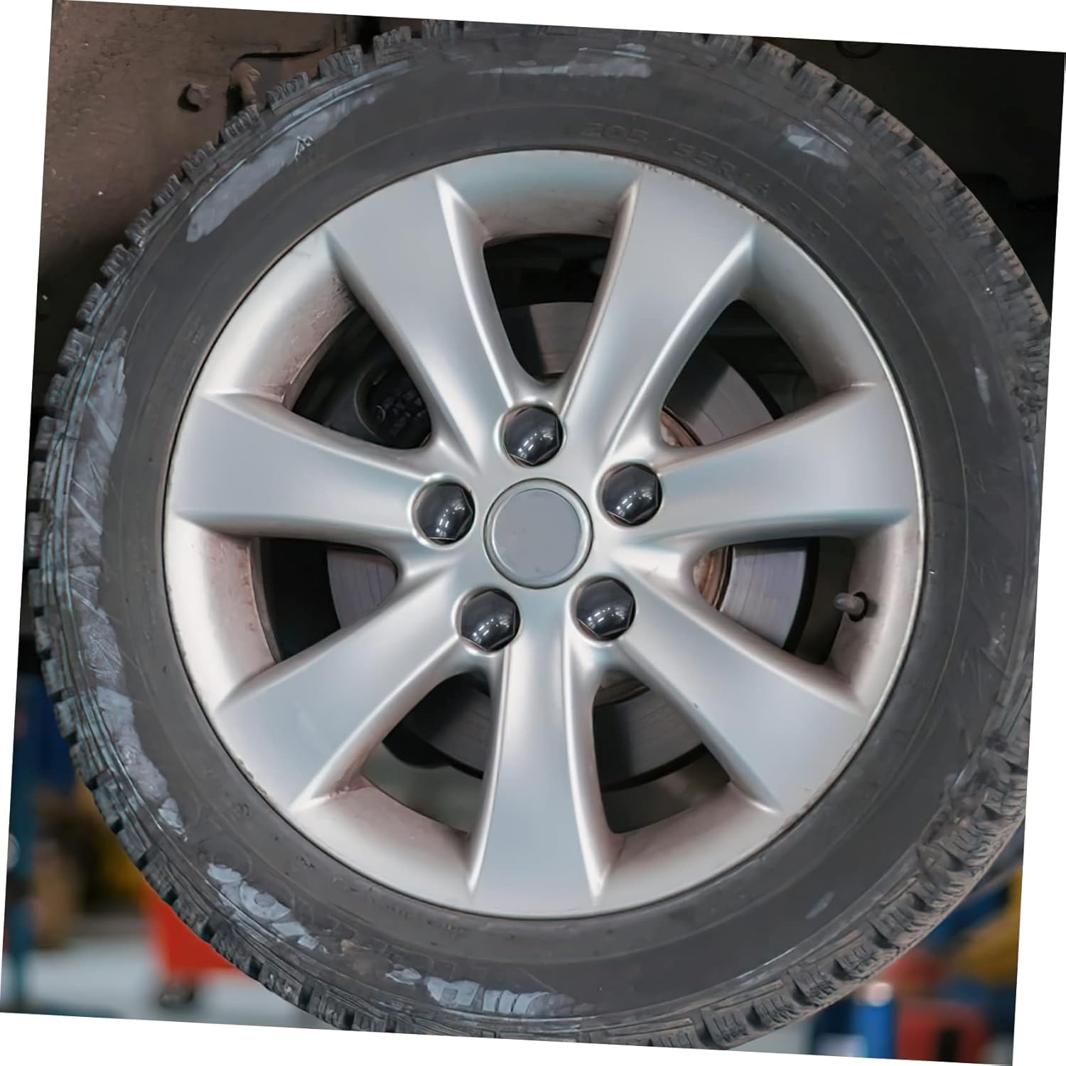 CTIRCHIU Car Lug Nut Covers 20Pcs Black Hex Wheel Hub Screw Caps with Removal Tool Dustproof for Automotive Tire Protection Accessories image number 4