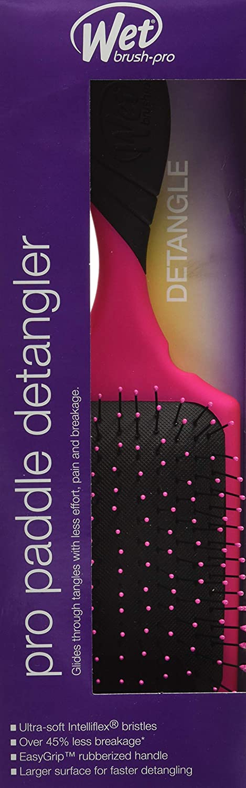 Wet Brush the Pro Paddle Detangler, Pink, 1 Count - Pink image number 4