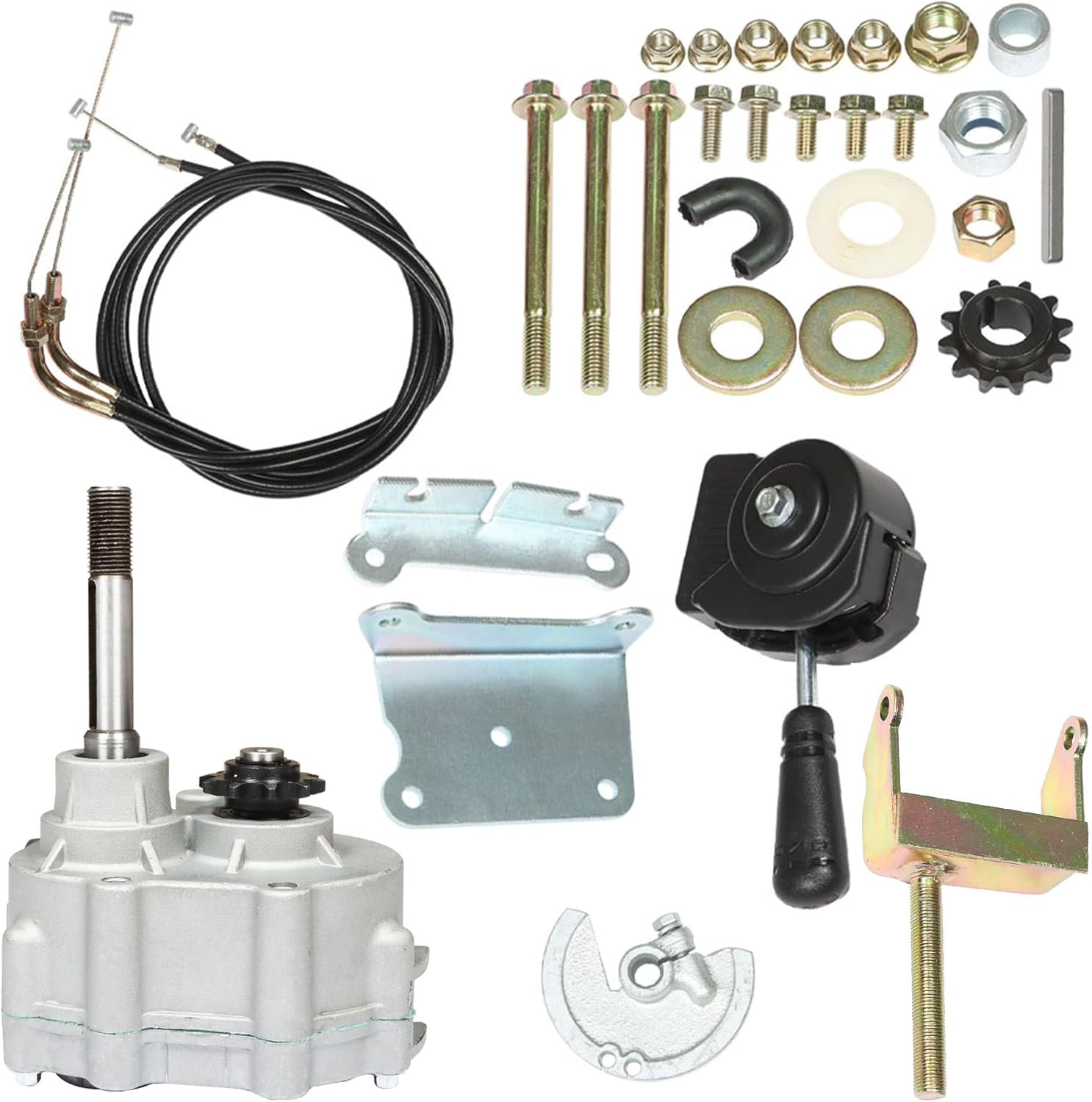 GXYWADY Go Kart Forward Reverse Gearbox Kit Replacement for 2HP-13HP Engine 4 Stroke TAV Series 30 Torque Converter 35 Go Karts Accessories Go Kart Transmission image number 3