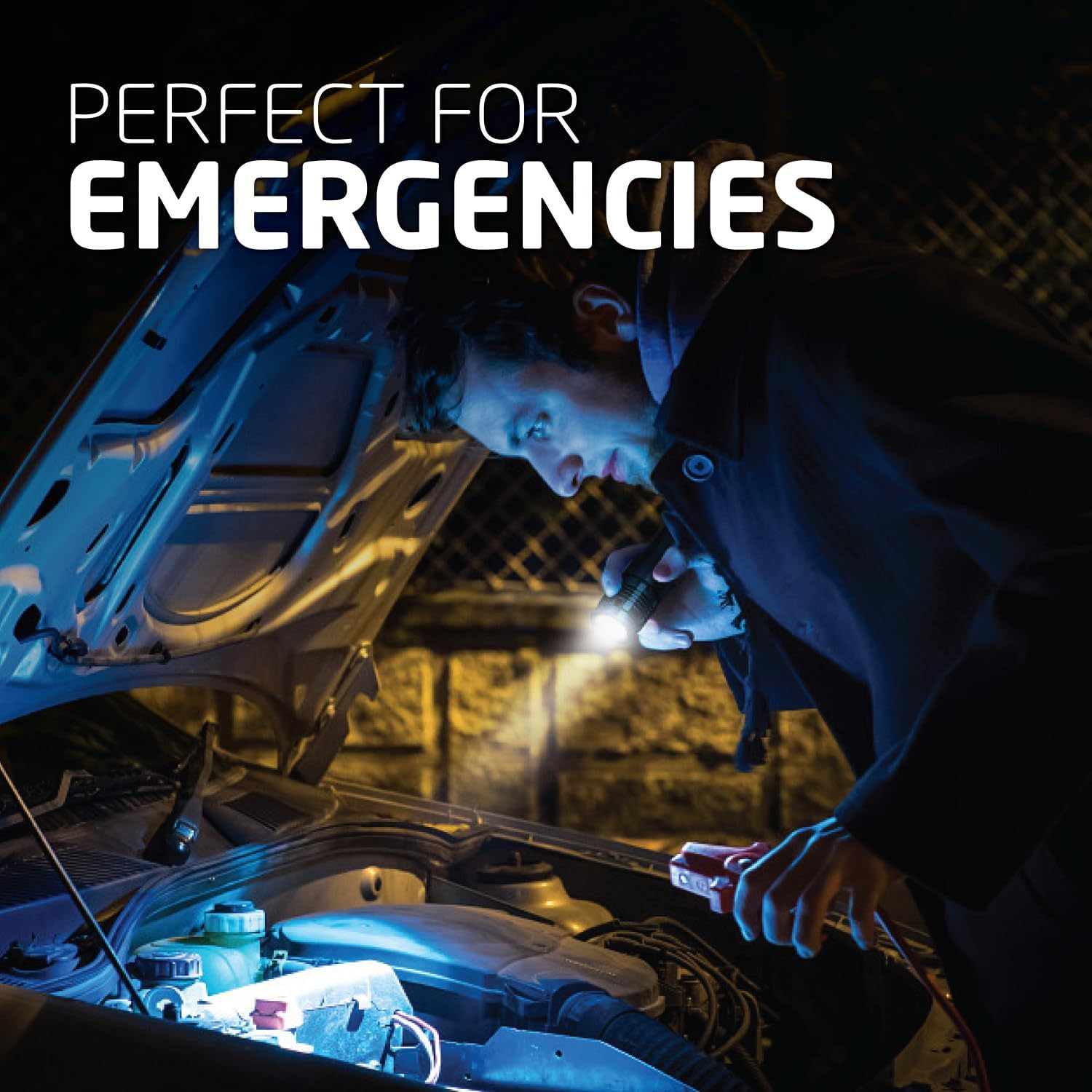 Energizer EVEREADY Rechargeable Flashlight, 500 Lumens, IPX4 Waterproof, Aluminium LED Lamp, Micro USB Charging Cable Included