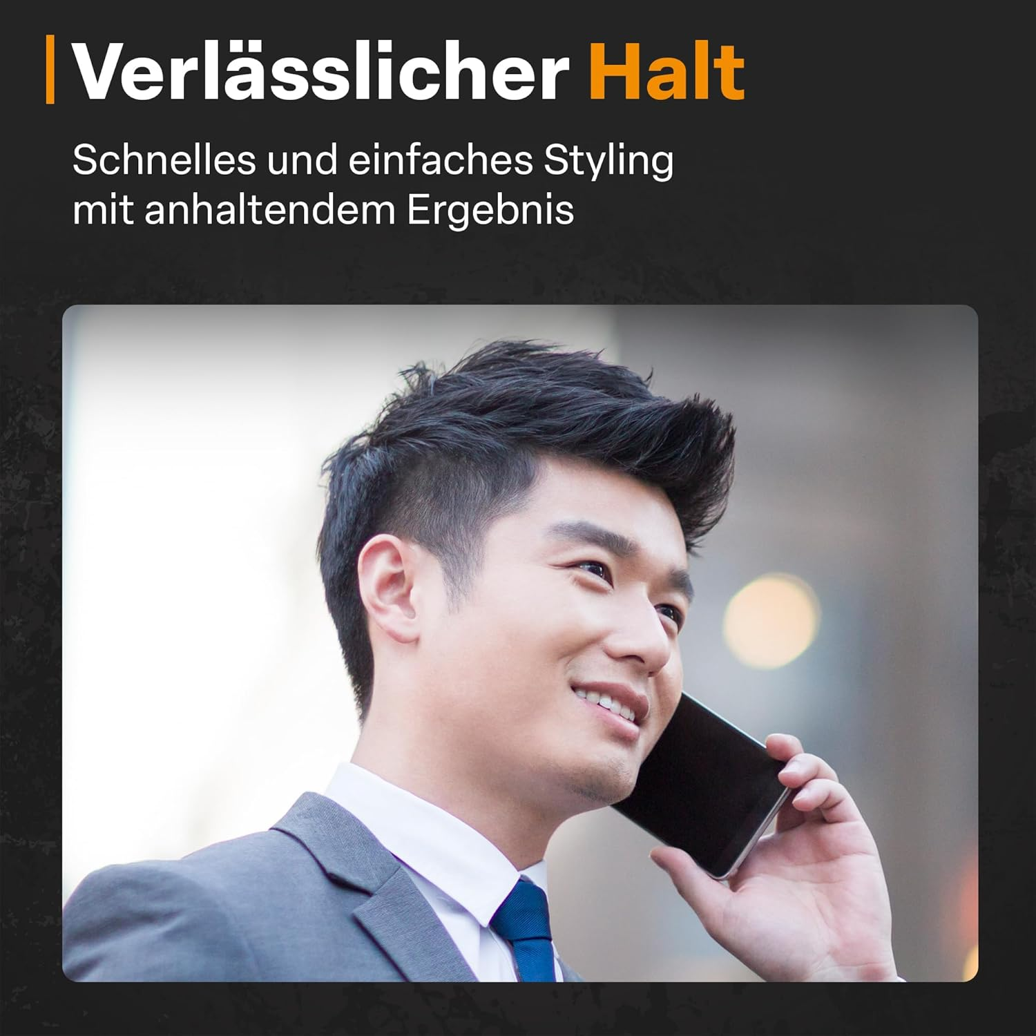 Detreu Styling Hair Wax Strong Hold and Long-Lasting Natural Shine 150 Ml (Cool - Orange) - Crazy - Blue image number 6