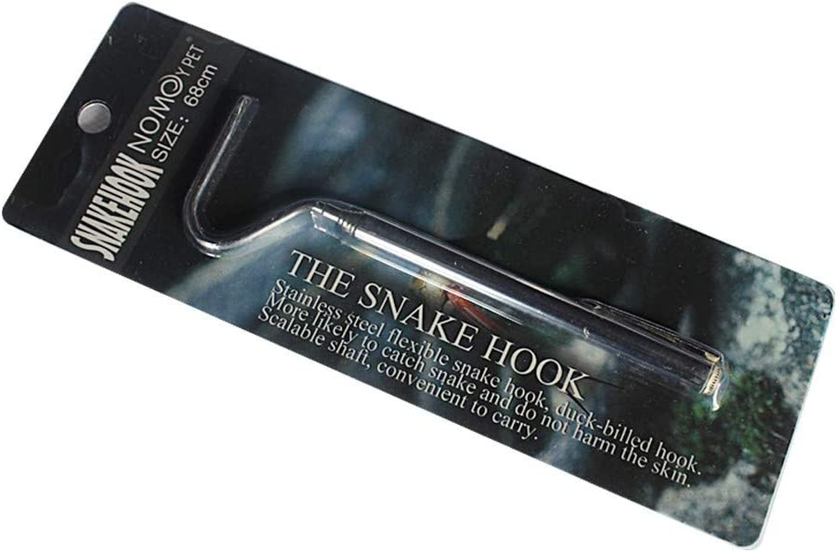 Abu I Pet Small Adjustable Stainless Steel Snake Hook Silver 68Cm