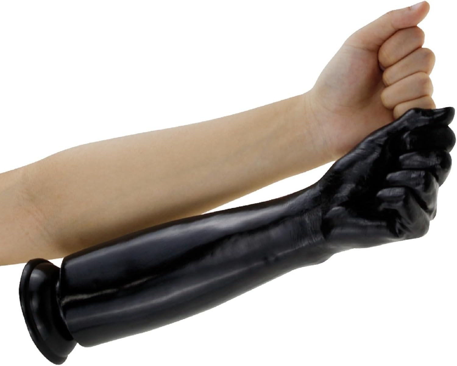 Huge Clenched Fisting Dildo, Extra Large Fist Dildo Anal Plug, Realistic Hand Dildo with Suction Cup G-Spot Vaginal Masturbation HUGE Monster Fisting Sex Toy (Black)
