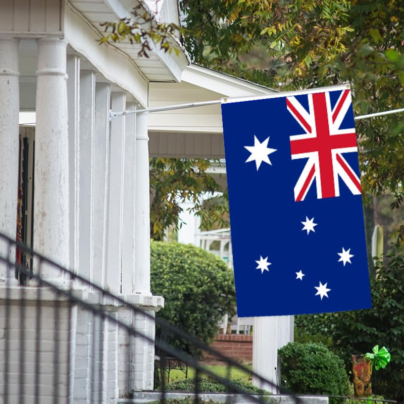 AUPOINT Australian Flag Aussie Flag Large 90X150Cm Australia Day OZ Heavy Duty Outdoor 3X5 Ft Australian National Flags Garden Flags image number 6