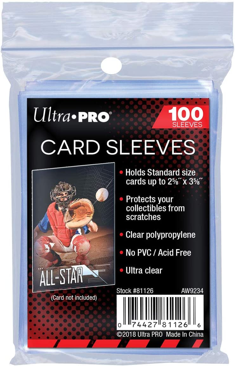 Ultra Pro Penny Sleeves, 100 Count, Ultra Clear, Soft Card Sleeves for 2-5/8" X 3-5/8"