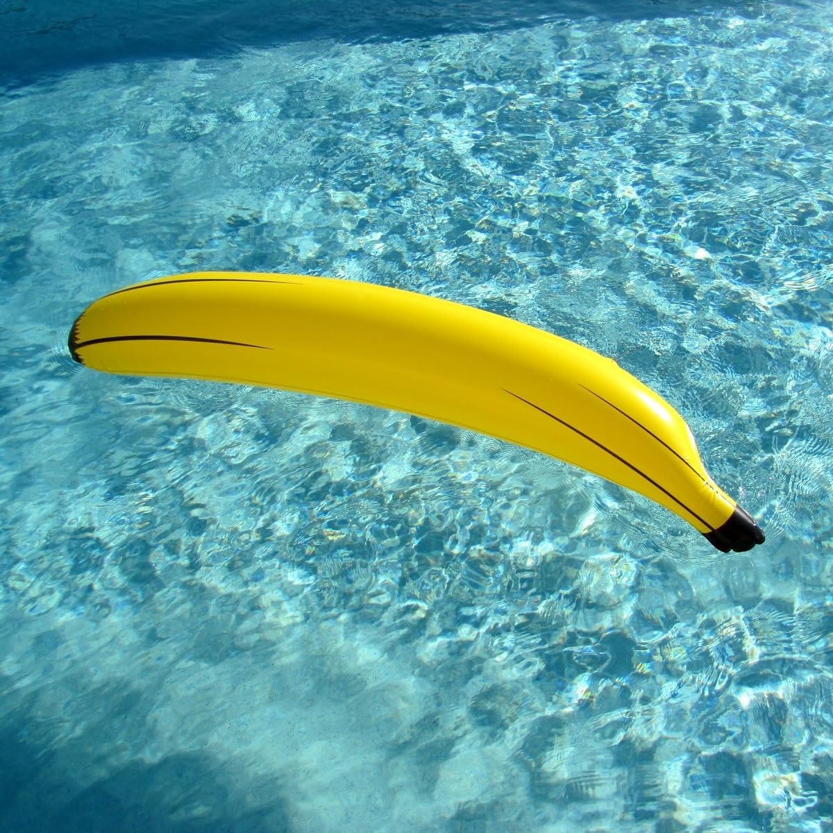 Treasure Gurus Giant Inflatable 6 Ft Banana Adult Water Noodle Float XL Pool Party Blow up Floats Swimming Toys image number 3