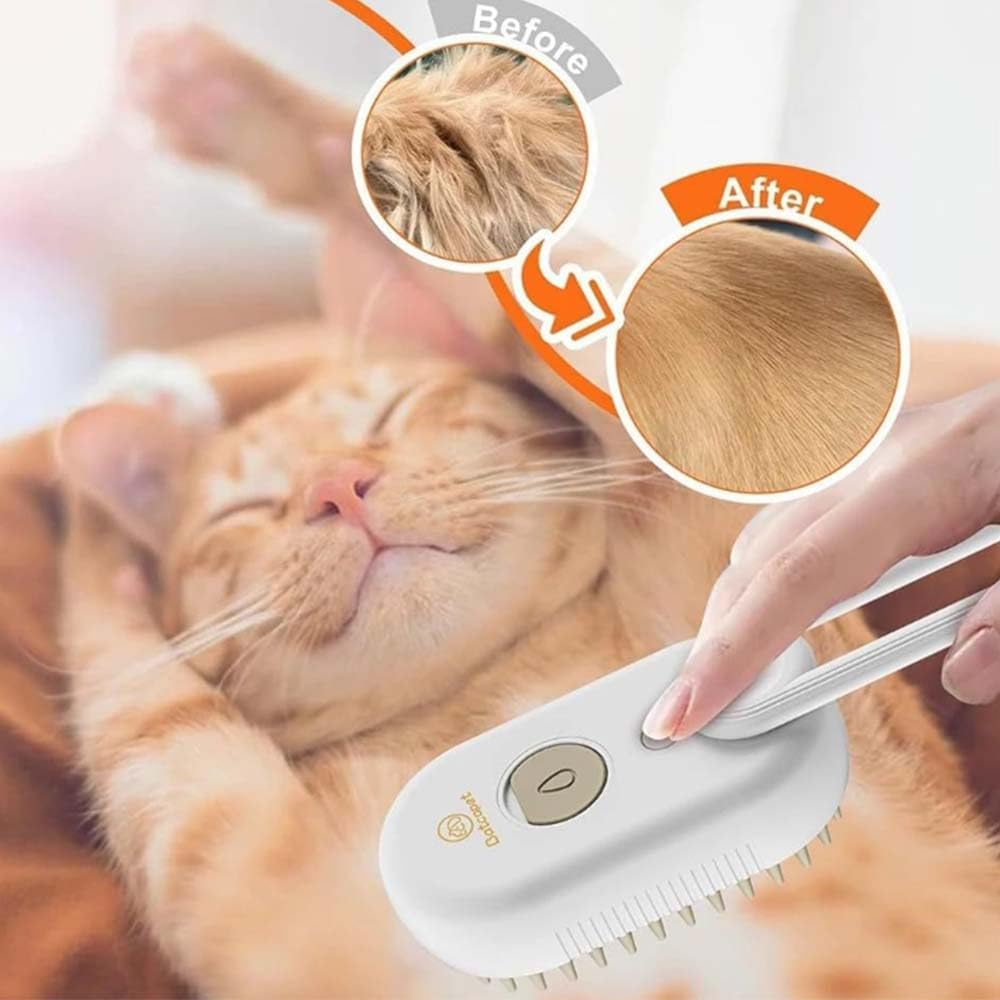 DWYYWSM Cat Steam Brush for Shedding, Steam Brush for Indoor Cats, Water Brush, Cat Spray Mist Massaging Brush, Pet Hair Removal Brush, Suitable for Cats, Dogs and Rabbits, Cat Cleaning Brush image number 5