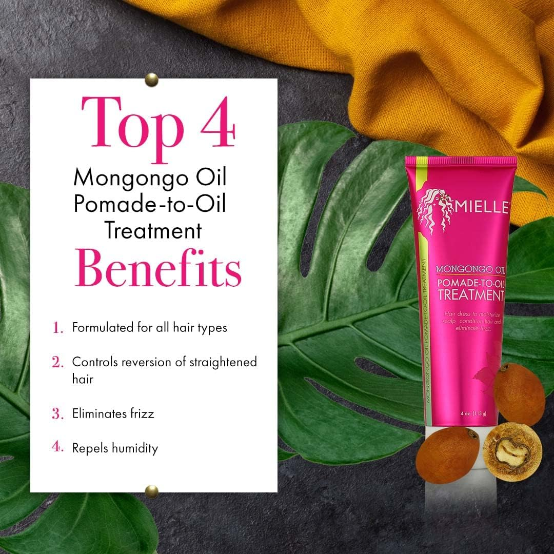Mielle Organics Mongongo Oil Pomade to Oil Treatment 120Ml image number 5