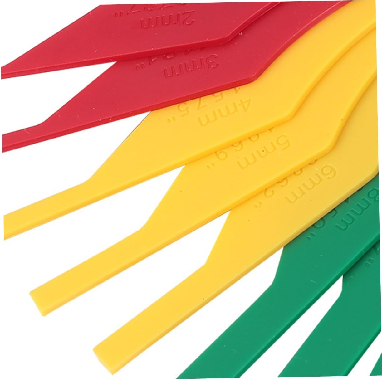 PENIKOKO 3Pcs Brake Pad Measuring Instrument Combination Gauge for Car Brake Pad Thickness Measurement Tool Scale for Lining image number 6