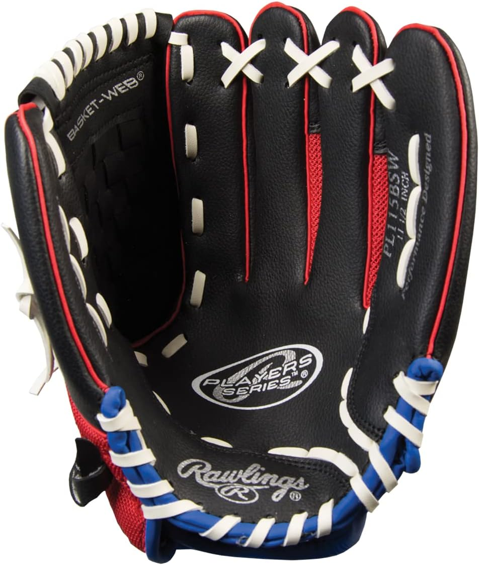RAWLINGS PLAYERS SERIES 11.5" REG (RH THROW) BLACK/RED