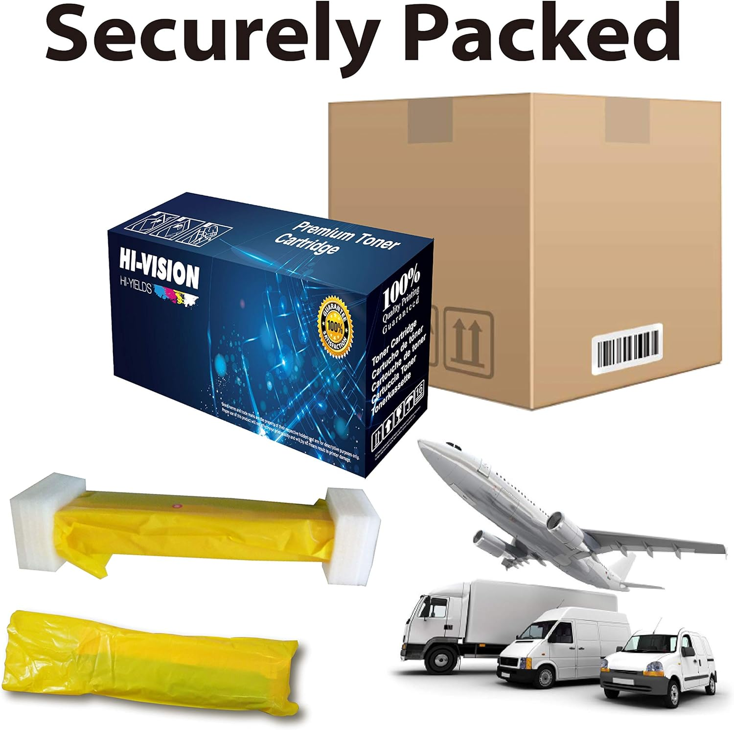 2-Pack Hi-Vision Compatible Samsung MLT-D101S MLTD101S 101S Toner Cartridge Replacement for SCX-3405F SCX-3405W SCX-3405FW ML-2165W ML-2160 ML-2161 Ml-2166W SCX-3400F SCX-3400FW Printer (Black) image number 4