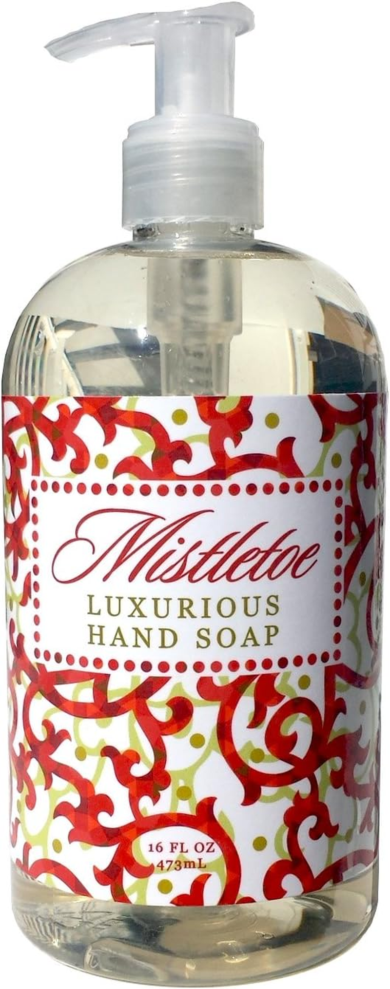 Greenwich Bay MISTLETOE Hand Soap with Shea Butter, Cocoa Butter and Vitamin E 16Oz