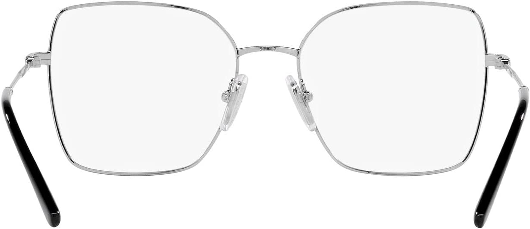 Vogue Eyewear Women'S Vo4274 Square  Eyewear Frames, Top Black/Silver/Demo Lens, 51 Mm image number 6