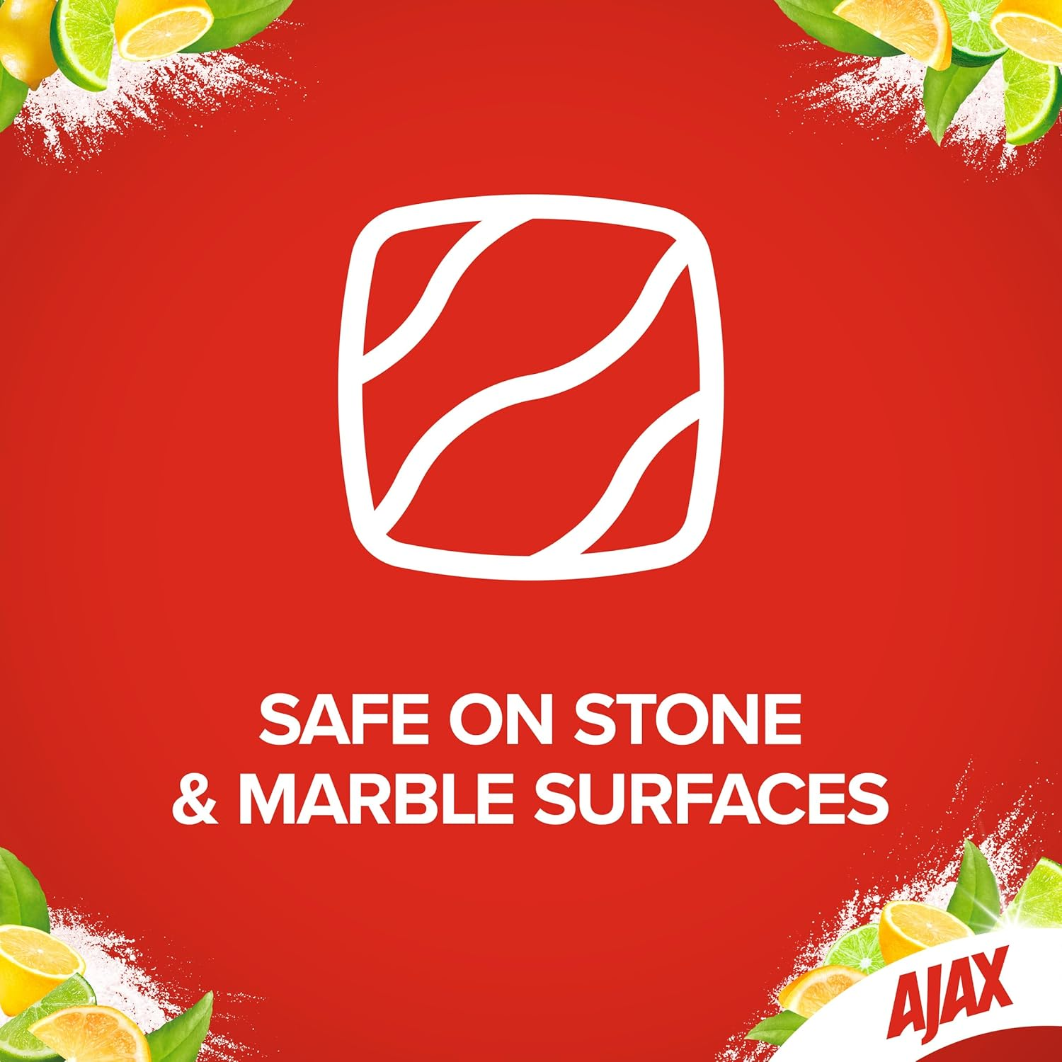 Ajax Spray N' Wipe Multi-Purpose Kitchen Cleaner Trigger, 500Ml, Baking Soda and Citrus Surface Spray, Household Grade and Stone Safe image number 1