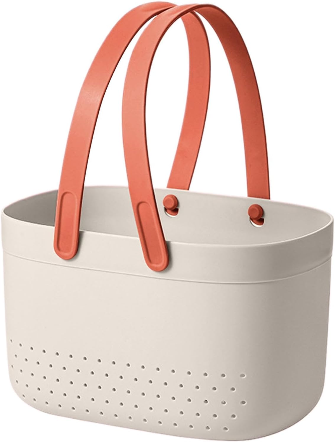 Toiletry Basket | Large Capacity Bath Container,Shower Storage Basket with Handles, Box Organizer Bin for Bathroom, Kitchen, College Dorm