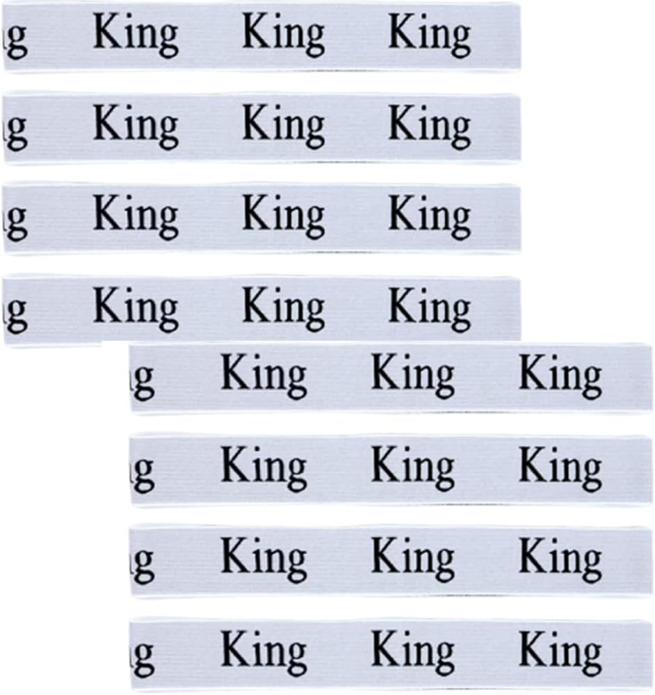 Bluejunior Bed Sheet Organizer Bands,8 Pcs Elastic Closet Organization Sheet Straps Elastic Bed Sheet Storage Sheet Keeper, Storage Labels Bedding Bands (Queen) image number 1