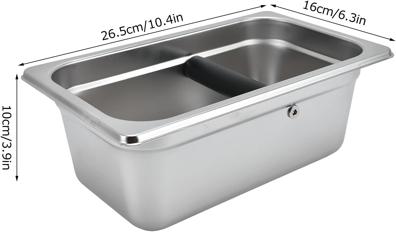 KJAOYU Espresso Coffee Knock Box, the Knock Box, Large Coffee Knock Box for Easy Waste Management, for Home Baristas and Kitchen Enthusiasts image number 6