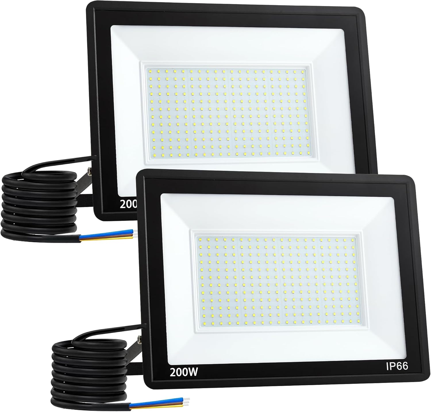 30W LED Flood Light Outdoor, 2700Lm LED Work Light,Floodlight Fixture IP66 Waterproof, 6500K Daylight White Super Bright Security Light for Yard Garden Stadium Garage Playground