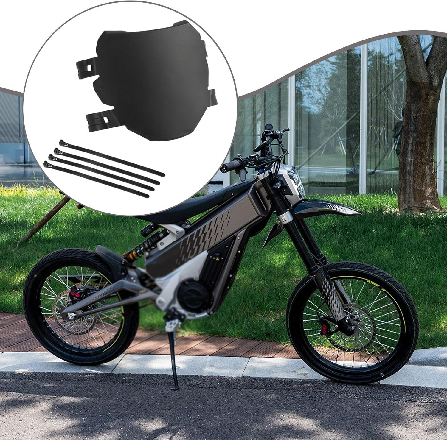 Predolo Electric Bike Number Plate Premium Electric Bike Front Plate for Q20