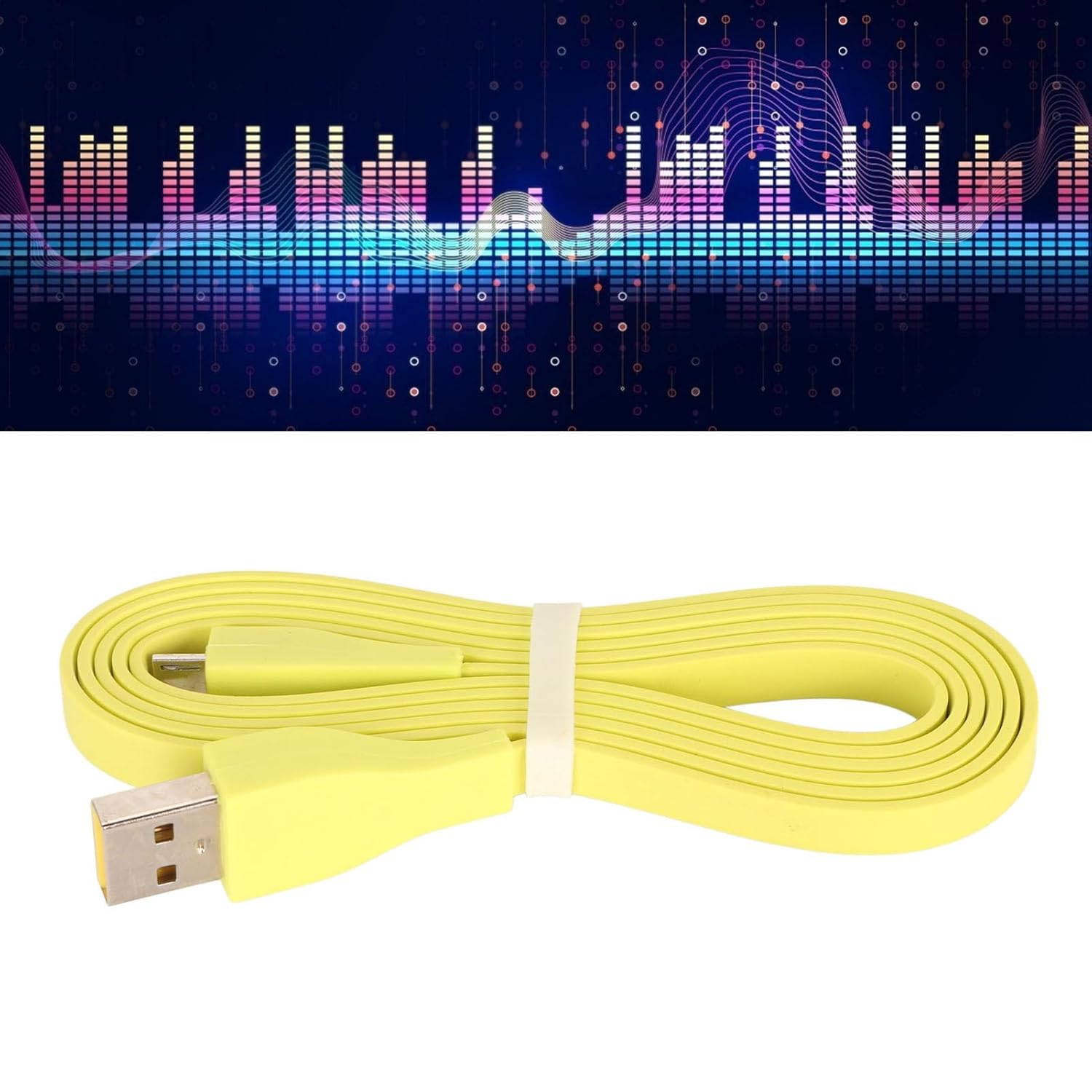 USB Charge Cable for Logitech UE Wonderboom, UE Boom, Megaboom, Mega Boom, Replacement Micro USB Charging Cable Cord, 3.9Ft (Fluorescent Yellow) image number 4