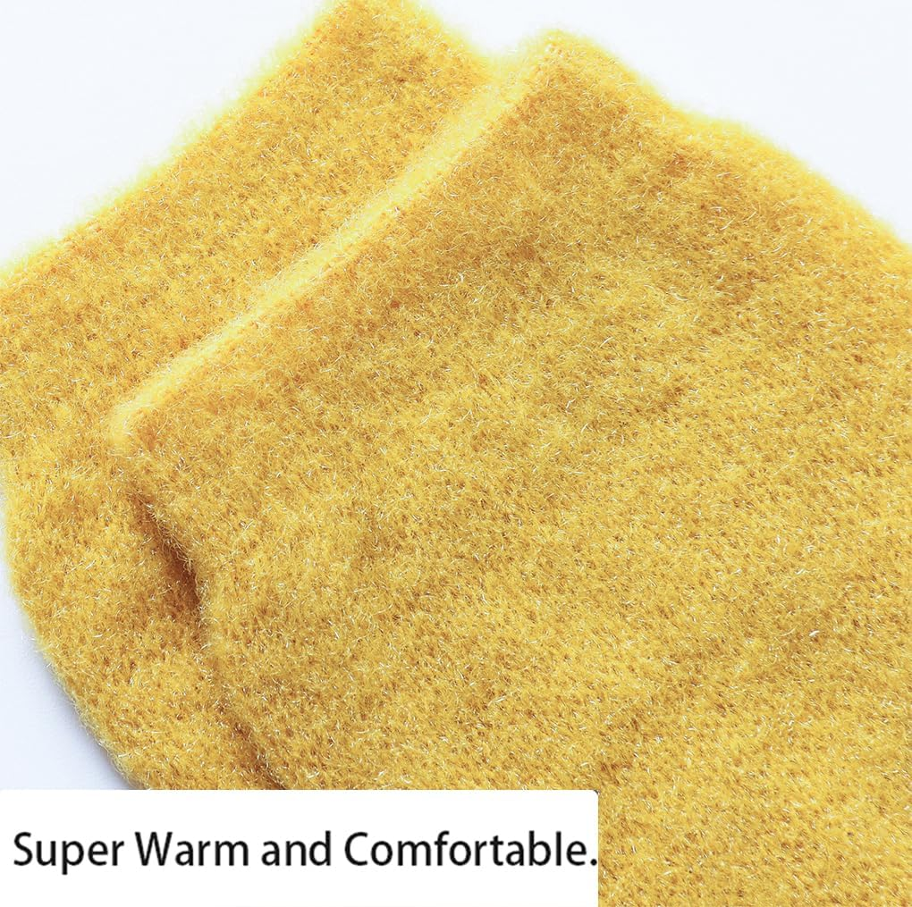 MOMSMENU Baby Socks Unisex Winter Non Slip Toddler Sock Soft Cotton for Boys Girls 6 Pairs image number 5