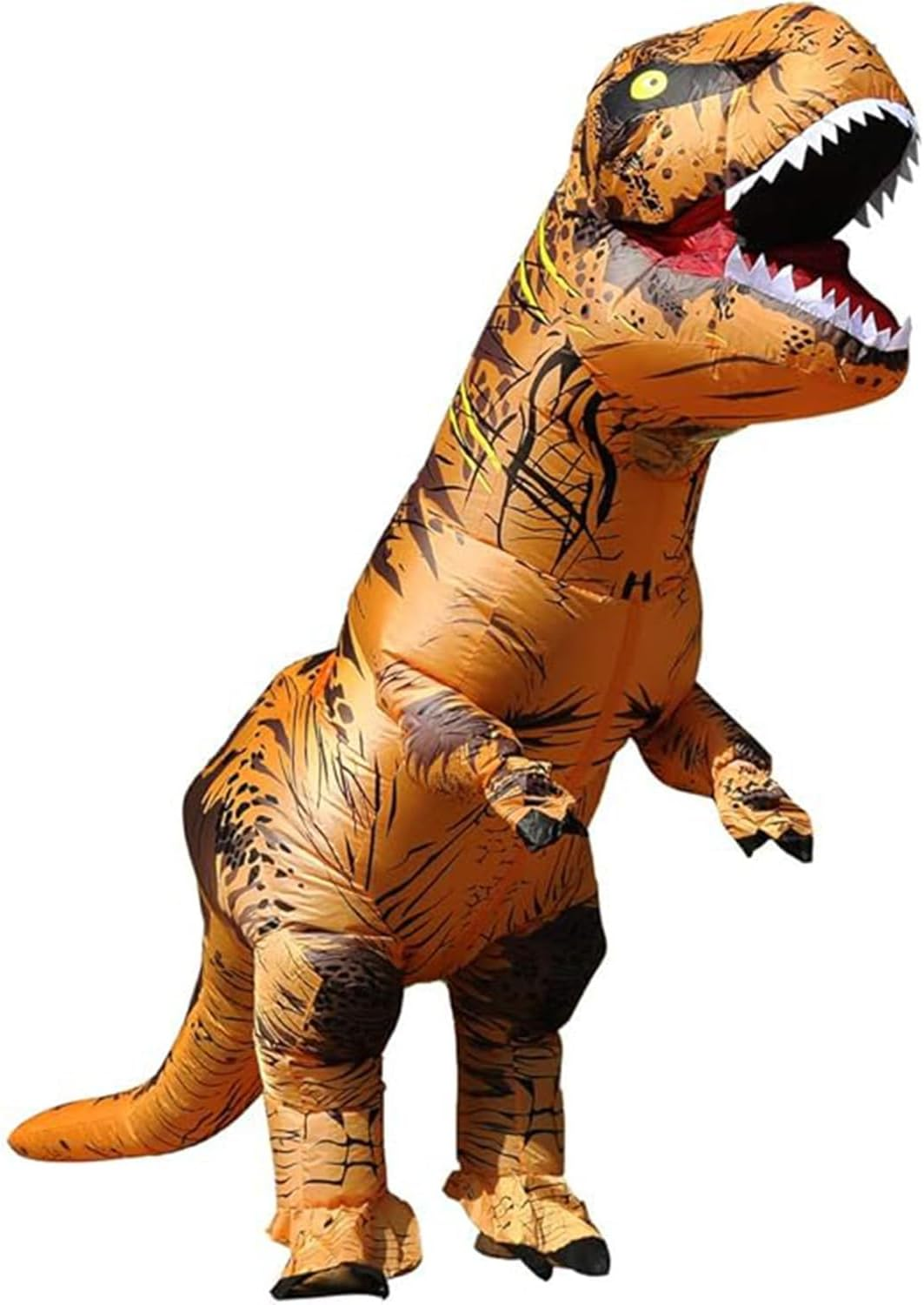 Inflatable Dinosaur Costume for Adluts/Kids, 1.5~1.9M/ 4.9~6.2FT / 120-140Cm/3.9-4.6Ft High Blow up Costumes for Halloween, Party, Cosplay, Christmas, Gift (Adult 150Cm~190Cm) image number 5
