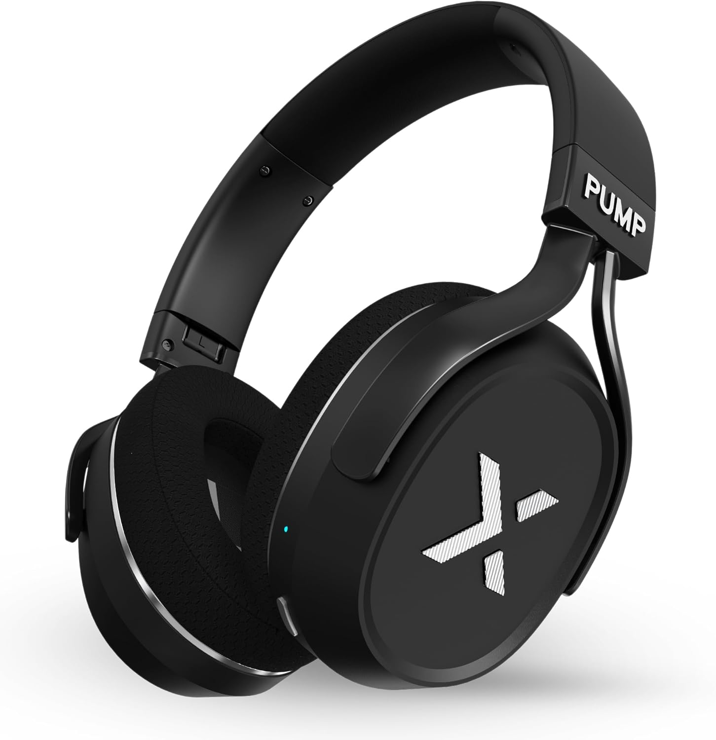 Blueant Pump X - the Gym Headphones | Sports Headphones | Cushioned & Cooling Ear Pads | (ANC) Active Noise Cancelling/Advanced Transparency | Wireless | up to 58Hr Play Time (Black | Gold)