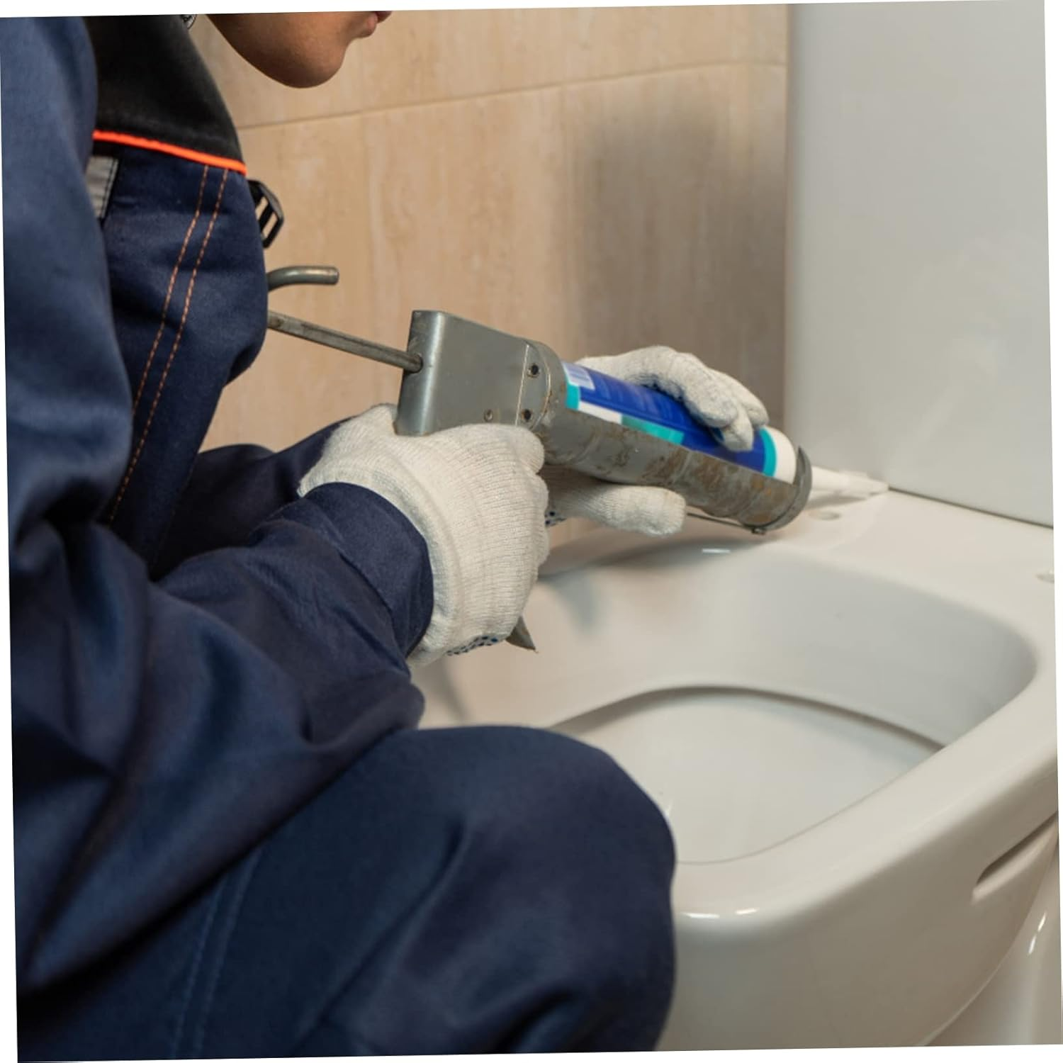 VILLFUL 1Set Toilet Lid Hinges Replacement Fittings Quick Release Toilet Seat Fixing Kit for Easy Installation and Replacement Compatible Standard image number 6