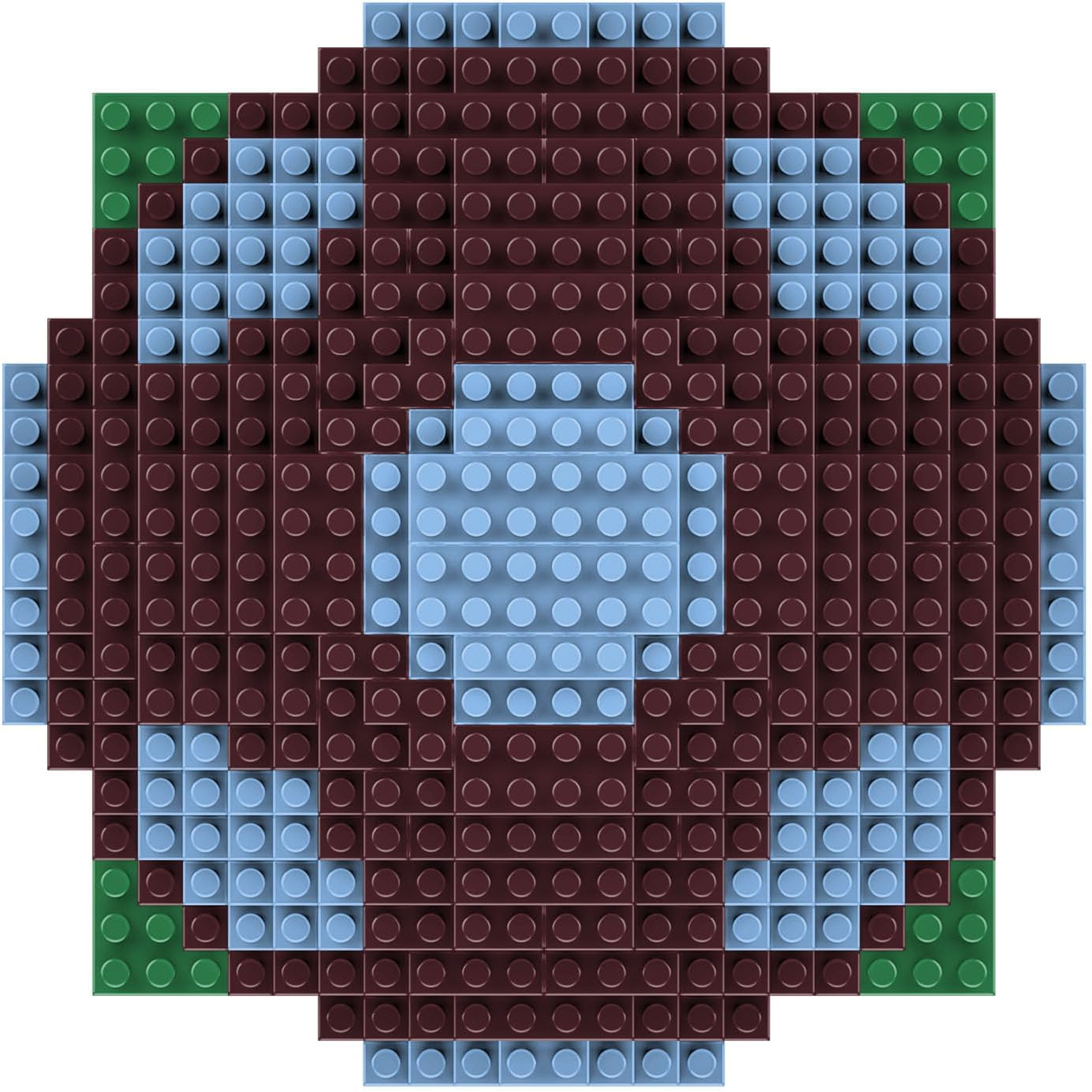 FOCO Officially Licensed Aston Villa FC BRXLZ Bricks 3D Football Building Set image number 1